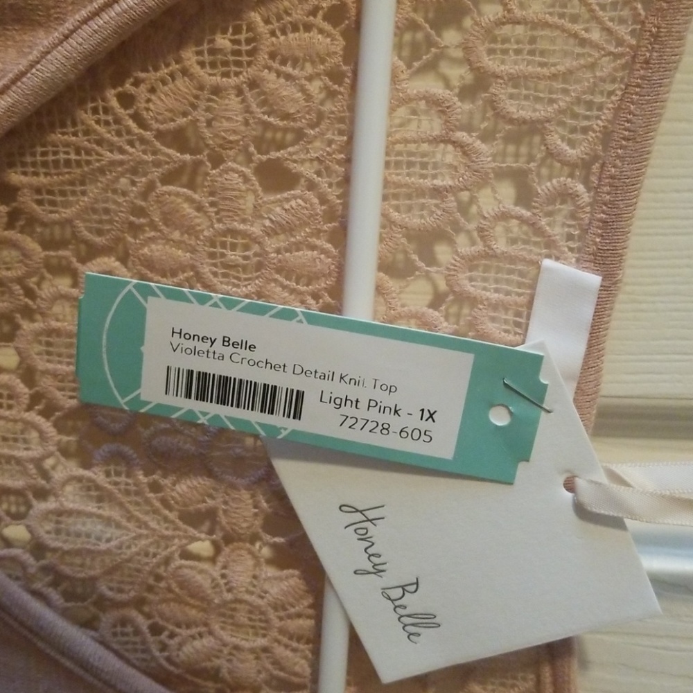 Stitch Fix Blouse crochet detail knit top